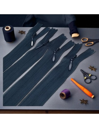 Elbise ve Etek Fermuarı Gizli Fermuar 22 cm ZPHSN0022TUL