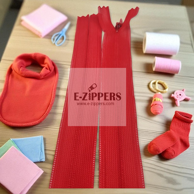 Gizli Fermuar 25 cm Tül Elbise ve Etek Fermuarı ZPHSN0025TUL