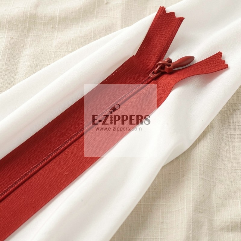 Gizli Fermuar 25 cm Tül Elbise ve Etek Fermuarı ZPHSN0025TUL