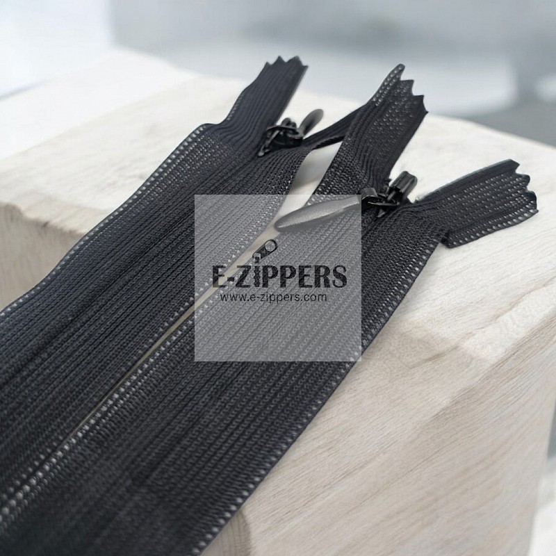 Concealed Zipper 30 / 0,32 yrd cm Skirt and Dress Zipper Black Closed End ZPHSN0030TUL