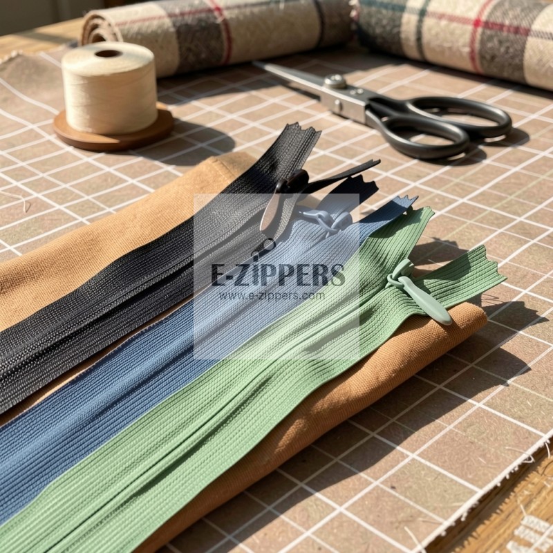 Gizli Fermuar 35 cm Tül Elbise ve Etek Fermuarı ZPHSN0035TUL