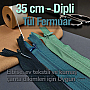 Gizli Fermuar 35 cm Tül Elbise ve Etek Fermuarı ZPHSN0035TUL