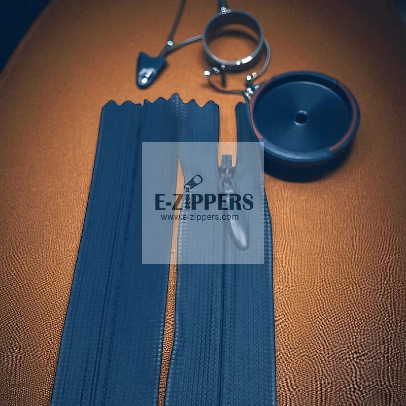 Gizli Fermuar 35 cm Tül Elbise ve Etek Fermuarı ZPHSN0035TUL