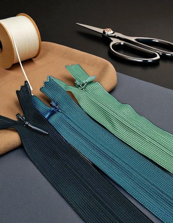 Gizli Fermuar 35 cm Tül Elbise ve Etek Fermuarı ZPHSN0035TUL