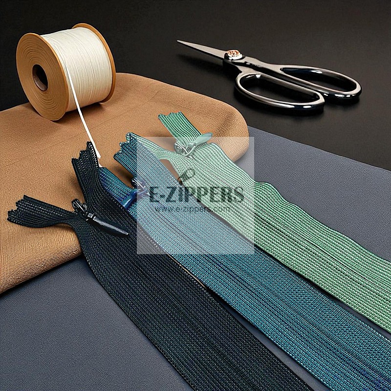 Gizli Fermuar 35 cm Tül Elbise ve Etek Fermuarı ZPHSN0035TUL