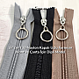 37 cm T10 Black Nylon Closed-End Zipper – Bottom-Mounted Model for Jackets and Bags - ZPHSN0037T10