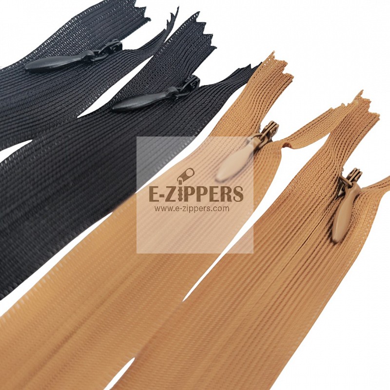 Gizli Fermuar 50 cm Tül Elbise ve Etek Fermuarı ZPHSN0050TUL