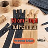 Hidden Zipper 50 cm Tulle Dress and Skirt Zipper ZPHSN0050TUL