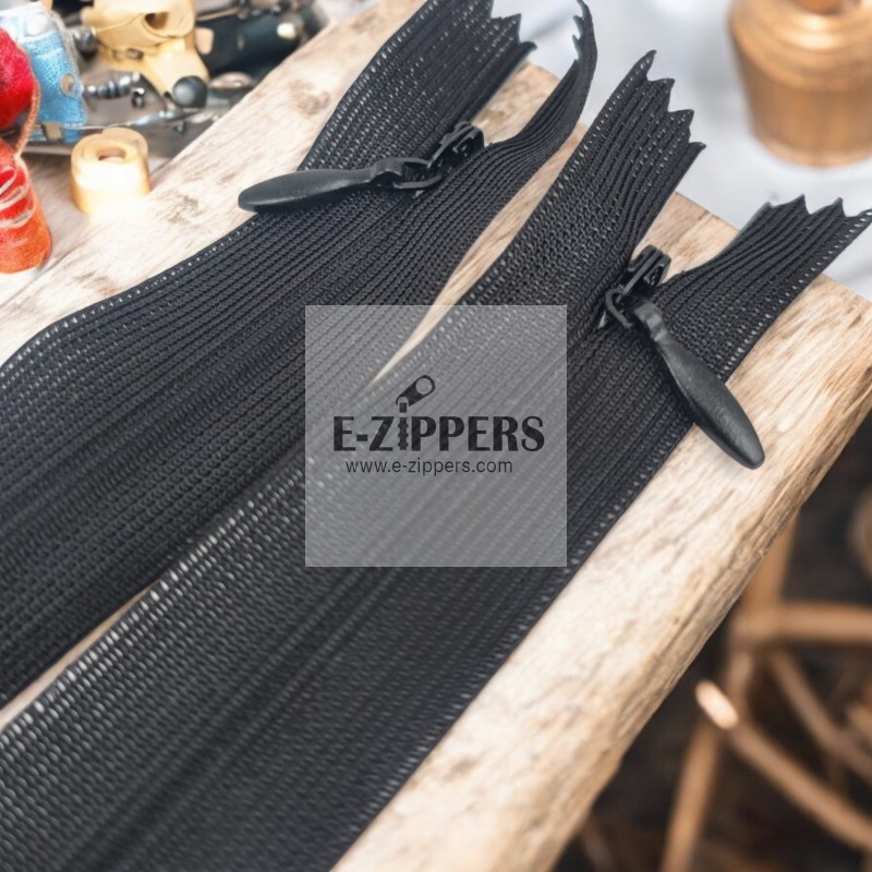 Hidden Zipper 50 cm Tulle Dress and Skirt Zipper ZPHSN0050TUL