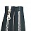 30 cm / 11.81 in T6 #6 Nickel-Coated Molded Tooth Closed-End Zipper ZPS0030T6PROMO