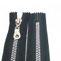 30 cm / 11.81 in T6 #6 Nickel-Coated Molded Tooth Closed-End Zipper ZPS0030T6PROMO