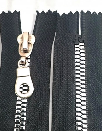 Silver Plated 30 cm T6 Bone Zipper Bottom ZPS0030T6PROMO