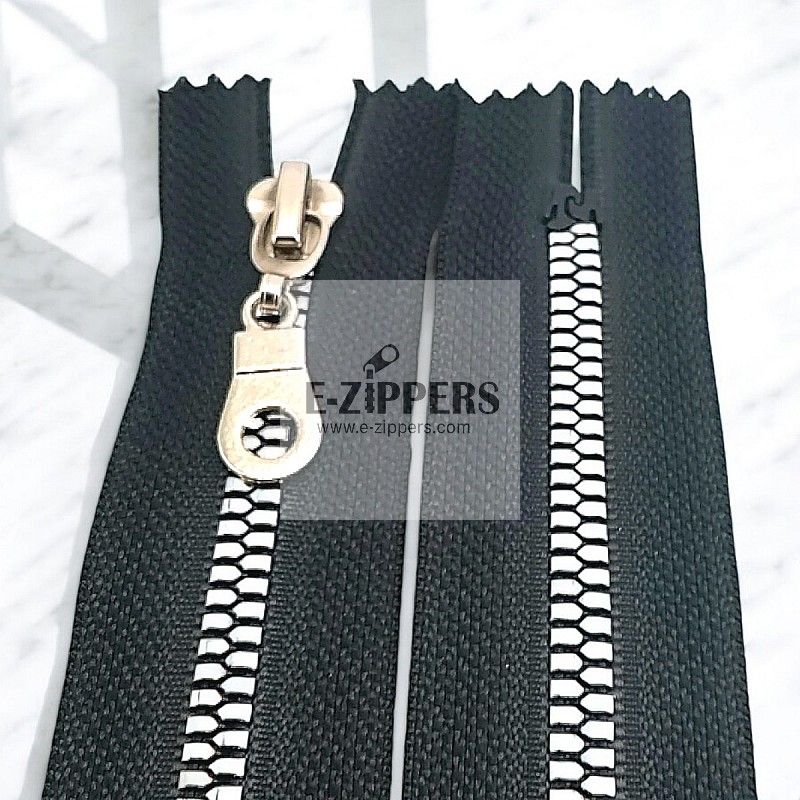 Silver Plated 30 cm T6 Bone Zipper Bottom ZPS0030T6PROMO