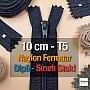 Nylon 10 cm Pocket Zipper with Bottom - NC0010T5