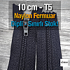 Naylon 10 Cm Cep Fermuarı Dipli -  NC0010T5