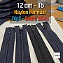 Nylon Pocket Zipper with 12 cm Bottom - NC0012T5