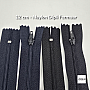  Naylon Cep Fermuarı 12 cm  Dipli -  NC0012T5