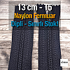 Naylon Cep Fermuarı 13 Cm Dipli -  NC0013T5