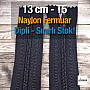  Naylon Cep Fermuarı 13 Cm Dipli -  NC0013T5