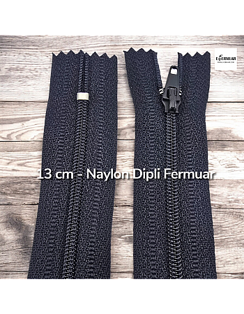  Naylon Cep Fermuarı 13 Cm Dipli -  NC0013T5
