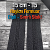 Naylon Cep Fermuarı 15 Cm Dipli -  NC0015T5
