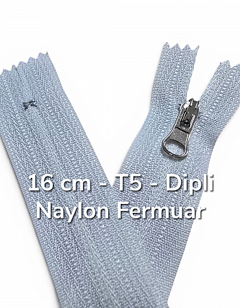 6.3 Inch #3 Nylon Pocket Zipper with Stopper - NC0016T5C