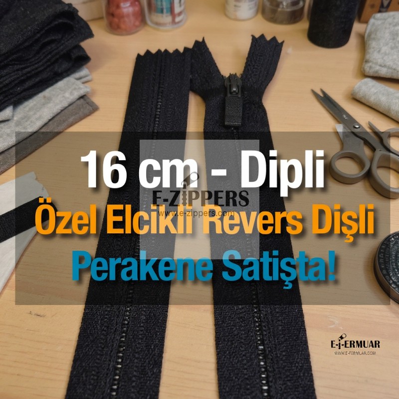 Nylon Pocket Zipper 16 cm with Special Handle and Bottom - NC0016T5Ö