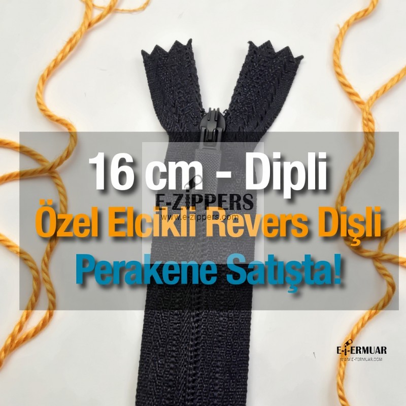 Nylon Pocket Zipper 16 cm with Special Handle and Bottom - NC0016T5Ö