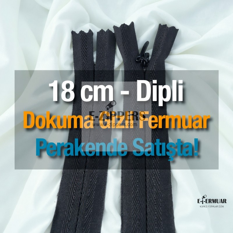 Woven 18 cm Tulle Zipper - NC0018DTUL