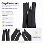 Woven 18 cm Tulle Zipper - NC0018DTUL