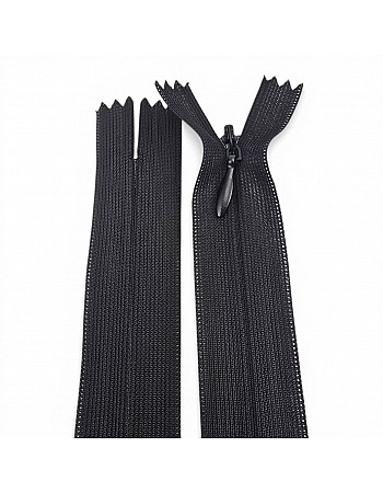 7-inch Tulle Ribbon Detailed Concealed Zipper Type 3 | For Dresses and Skirts | NC0018TUL