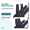 20 cm Nylon #3 Closed-End Pants and Skirt Zipper 25 Pieces NC0020T5