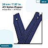 20 cm Nylon #3 Closed-End Pants and Skirt Zipper 25 Pieces NC0020T5