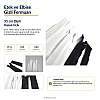 35 cm 13.77" Invisible Zipper with Tulle Tape | Elegant Dress and Eveningwear Zipper | NC0035TUL