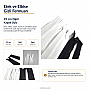 35 cm 13.77" Invisible Zipper with Tulle Tape | Elegant Dress and Eveningwear Zipper | NC0035TUL