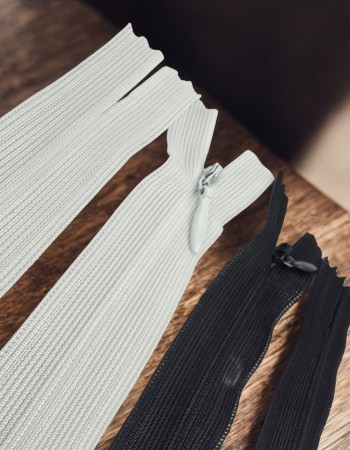 Tül Fermuar 35 cm Dipli -  NC0035TUL