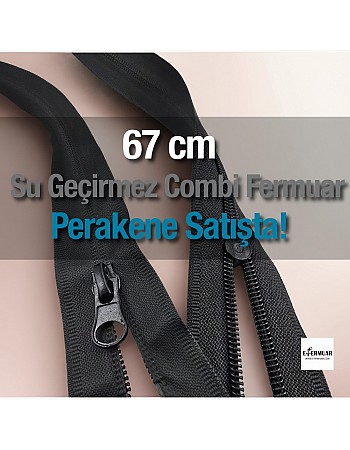 Su Geçirmez Fermuar 67 cm Tpu Combi NC0067SG