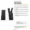 72 cm 28.34" Nylon Jacket Zipper | Long Open-End Outerwear Zipper | NC0072T10