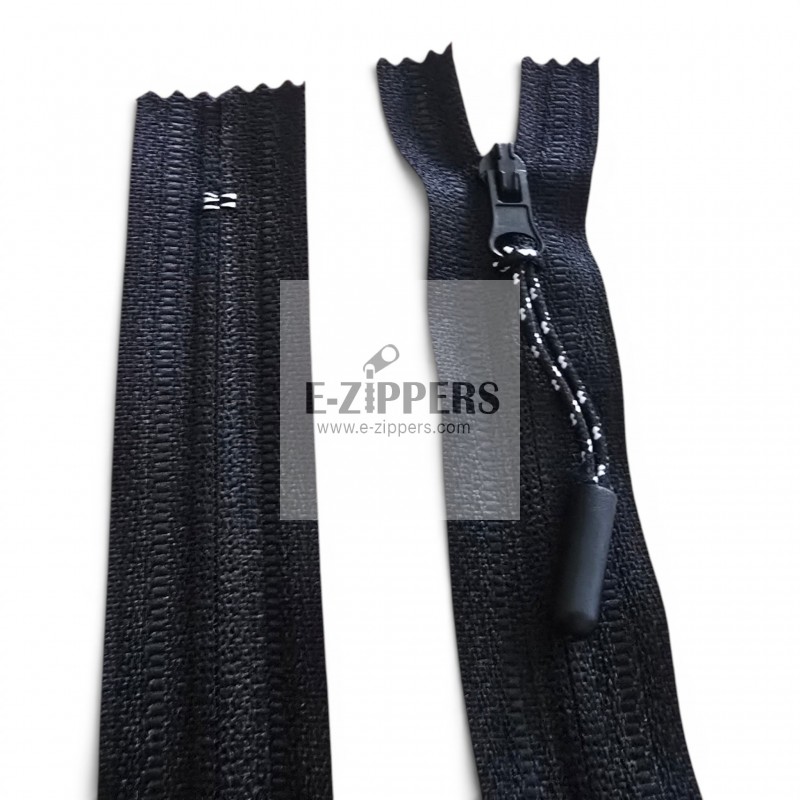 Pantolon ve Etek Fermuarı Naylon 22 cm T5 Kapalı Uçlu Revers Combi Kafa İpli NC0022T5CI