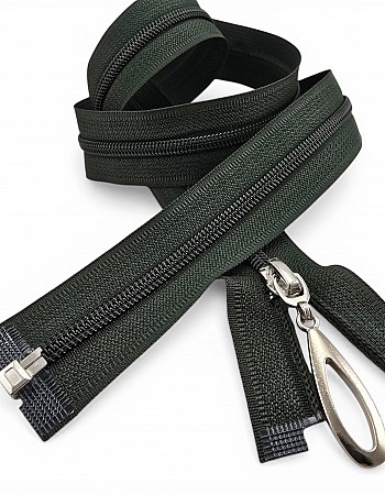 120 cm Özel Elcikli Ferace Fermuarı | Dikkat Çekici Uzun Açık Uçlu Model | PR00120T10