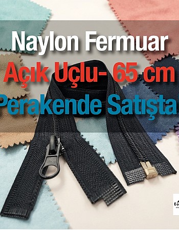 Naylon Mont Fermuarı Açık Uçlu (Separe) 65 Cm  -  PR0065T10