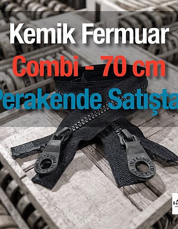 Kemik Combi 70 Cm Mont Fermuarı Açık Uçlu (Separe)  -  PR0070t6C