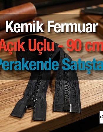 Kemik Combi 90 Cm Mont Fermuarı Açık Uçlu (Separe)  -  PR0090T6