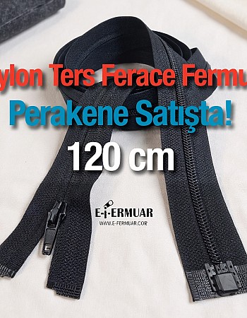 Naylon Ters Ferace Fermuarı 120 Cm ZP00120S
