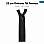 22 cm / 8.661 in Black Woven Tulle Closed-End Invisible Zipper for Dresses, Skirts and Eveningwear – ZPG0022DKM
