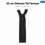 22 cm / 8.661 in Black Woven Tulle Closed-End Invisible Zipper for Dresses, Skirts and Eveningwear – ZPG0022DKM