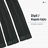 22 cm / 8.661 in Black Woven Tulle Closed-End Invisible Zipper for Dresses, Skirts and Eveningwear – ZPG0022DKM
