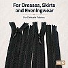22 cm / 8.661 in Black Woven Tulle Closed-End Invisible Zipper for Dresses, Skirts and Eveningwear – ZPG0022DKM