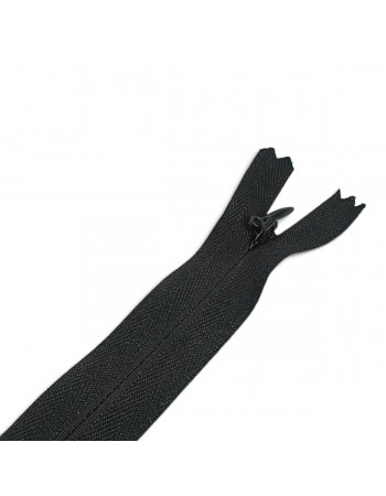 26 cm Black Woven Tulle Closed-End Invisible Zipper – Dress, Skirt & Evening Gown Zipper ZPG0026DKM