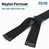66 cm / 25.984 in T10 #5 Black Nylon Open-End Separating Jacket Zipper – ZPS0066T10